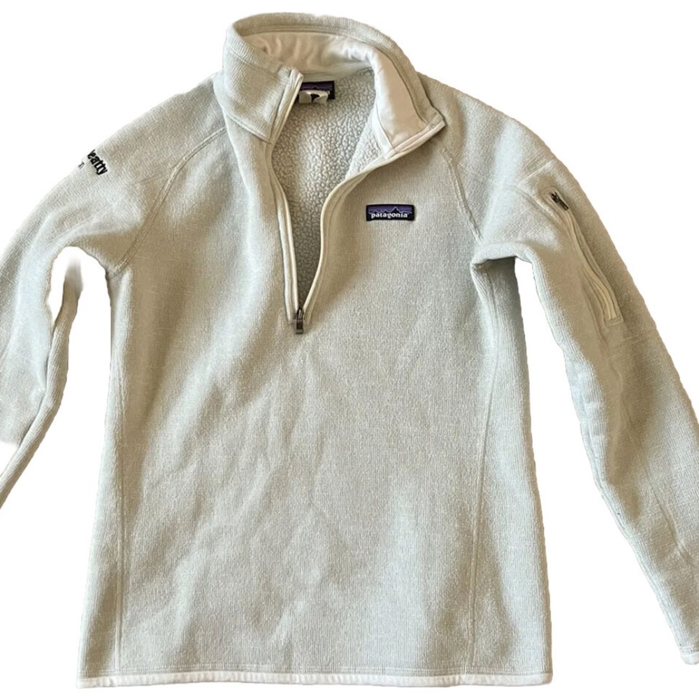Patagonia Women's Better Sweater 1/4-Zip - Size Medium Cream Ivory